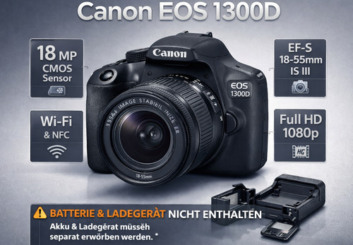 Canon eos 1300d 18mp - 📷,